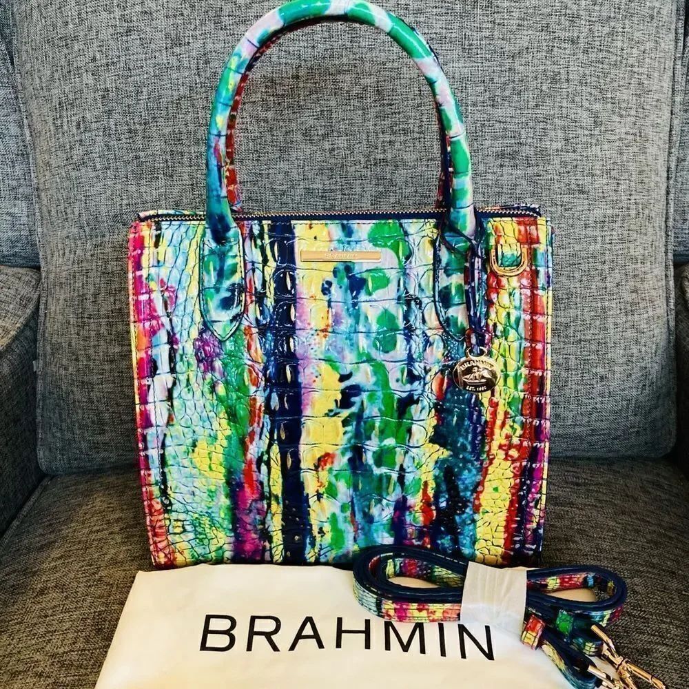 Brahmin Energy Multi Caroline Melbourne Handbag Purse